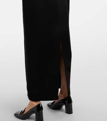 Robe longue Webster en satin | Khaite