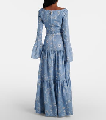 Cropped-Top Limoncillo Lymanopoda aus Leinen | Agua by Agua Bendita