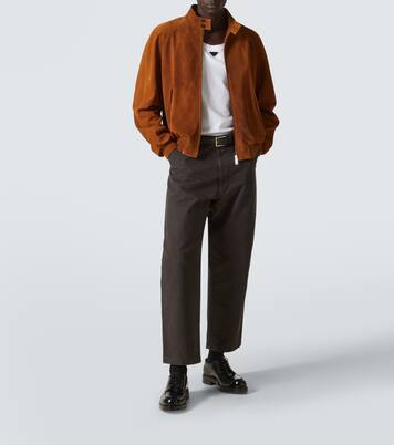Veste bomber en daim | Prada