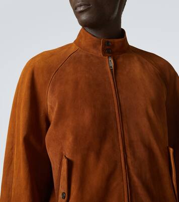 Veste bomber en daim | Prada