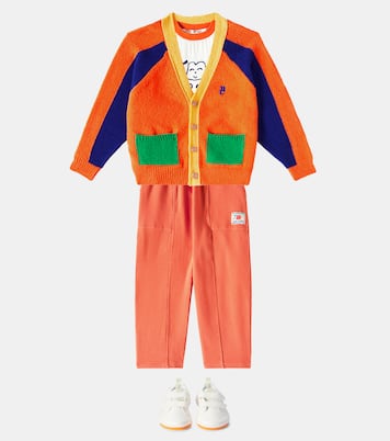 بنطلون رياضي من القطن الجيرسيه المخلوط Smiling | Bobo Choses