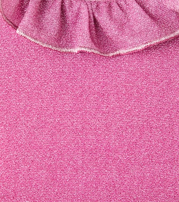 Lumière ruffled lamé bikini | Oséree Kids