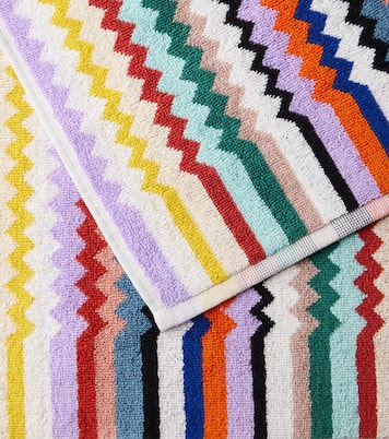 Toalla de baño Riverbero de rizo en zigzag | Missoni