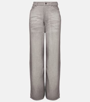 Weite Mid-Rise-Hose aus Baumwoll-Fleece | Acne Studios