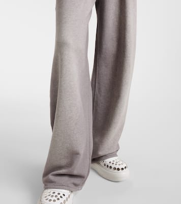 Weite Mid-Rise-Hose aus Baumwoll-Fleece | Acne Studios