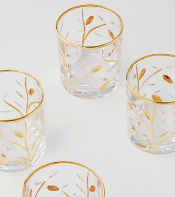 Set of 4 crystal tumblers | Les-Ottomans