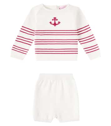 Baby - Pullover e shorts Ancla in maglia | La Coqueta