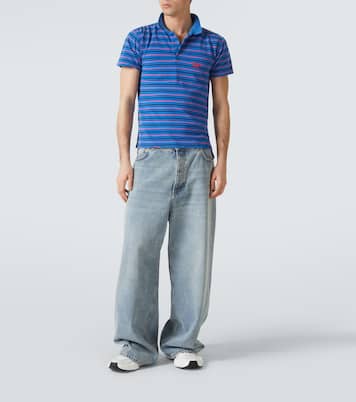 Laurel Classic cotton piqué polo shirt | Balenciaga