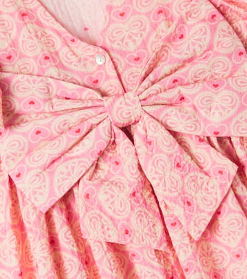 Ava printed bow-detail cotton dress | Konges Sløjd