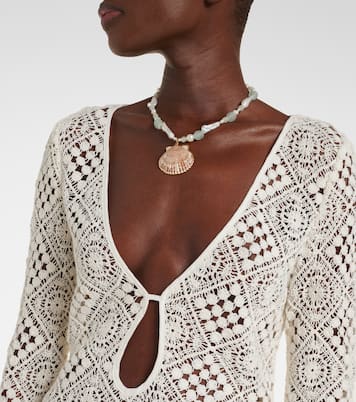 Robe Rayure en crochet de coton | SIR