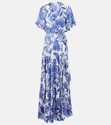 Maxikleid Mabelle aus Satin | Poupette St Barth