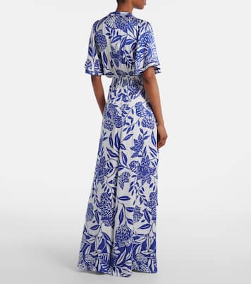 Maxikleid Mabelle aus Satin | Poupette St Barth