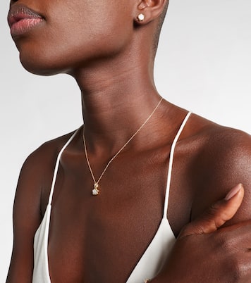 Halskette Crosby aus 10kt Gelbgold (417/1000) mit Diamanten | Stone and Strand