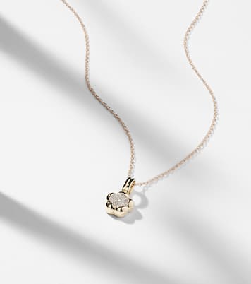 Halskette Crosby aus 10kt Gelbgold (417/1000) mit Diamanten | Stone and Strand