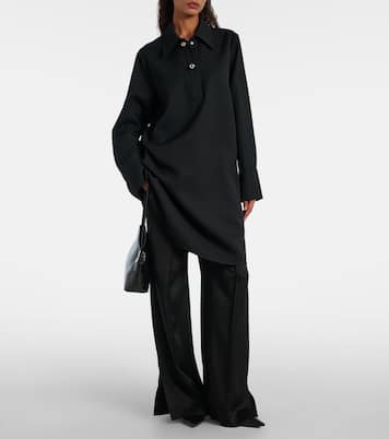 Hemdblusenkleid aus Wolle | Jil Sander