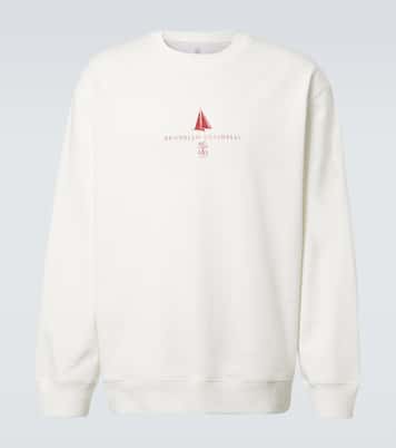Sweatshirt aus einem Baumwollgemisch | Brunello Cucinelli
