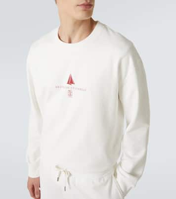 Sweatshirt aus einem Baumwollgemisch | Brunello Cucinelli