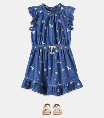 Lucky Kids embroidered cotton dress | Zimmermann Kids