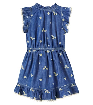 Lucky Kids embroidered cotton dress | Zimmermann Kids