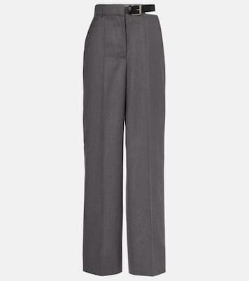 Gerade Hose aus Wollflanell | Stella McCartney