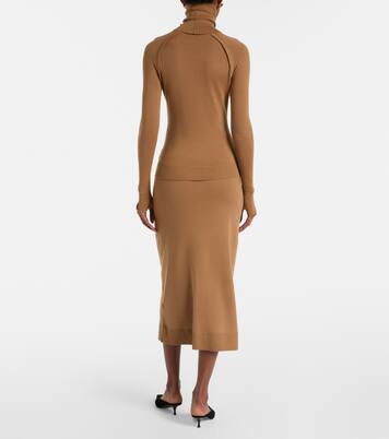 Rollkragenpullover aus Wolle | Victoria Beckham