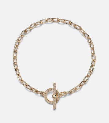 DY Madison® 18kt gold chain bracelet with diamonds | David Yurman