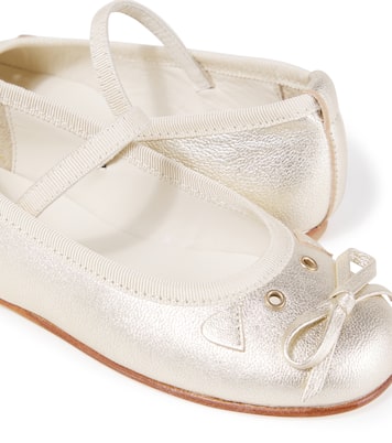 Joie metallic leather ballet flats | Bonpoint