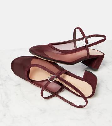 Francoise 45 slingback Mary Jane pumps | Gianvito Rossi