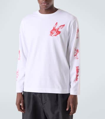 Tortoise & Hare 코튼 저지 티셔츠 | Simone Rocha