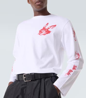 Tortoise & Hare 코튼 저지 티셔츠 | Simone Rocha