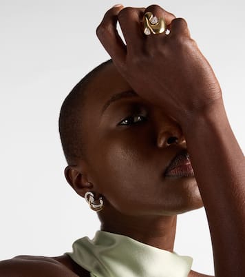 Boucles d'oreilles Golden Strada en or 18 ct et diamants | Yeprem