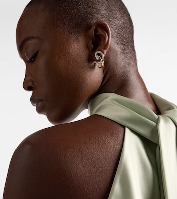 Boucles d'oreilles Golden Strada en or 18 ct et diamants | Yeprem