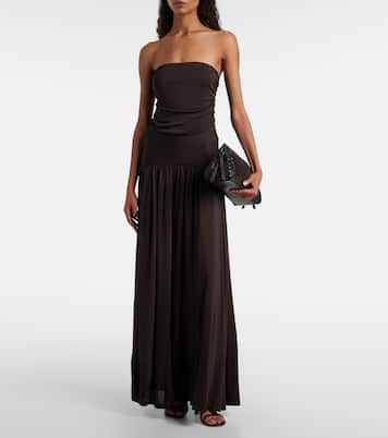 Maude woven leather clutch | Staud