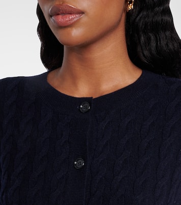 Cable-knit wool and cashmere cardigan | Jardin des Orangers