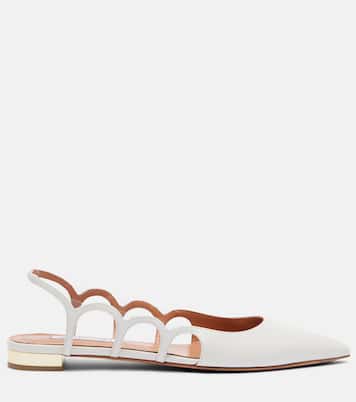 Endless Love leather slingback flats | Aquazzura