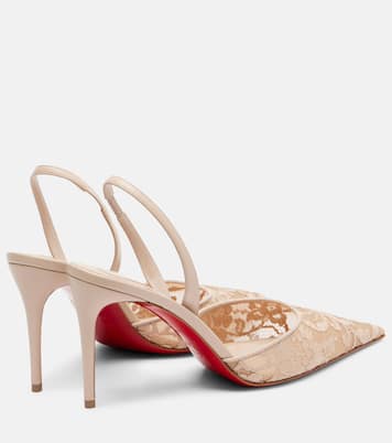 Slingback-Pumps aus Spitze | Christian Louboutin