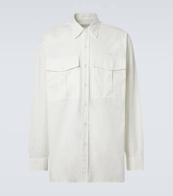 Oversized cotton twill shirt | Dries Van Noten