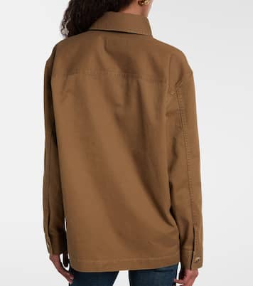 Cassandre cotton and linen overshirt | Saint Laurent
