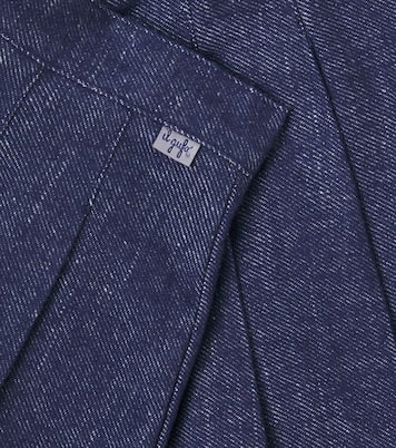 Falda de denim plisada | Il Gufo