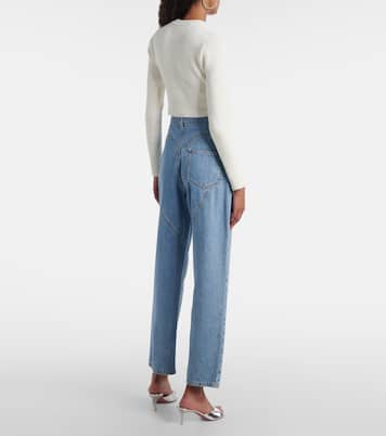 Embellished cotton-blend sweater | Area