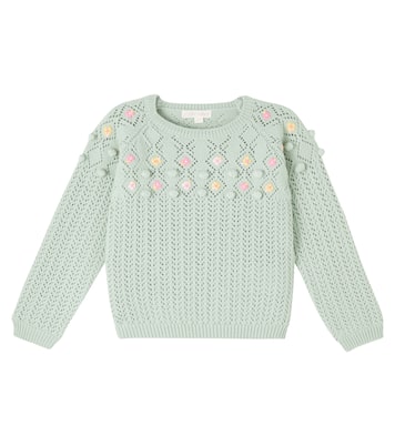Vakita embroidered open-knit sweater | Louise Misha