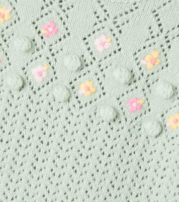 Vakita embroidered open-knit sweater | Louise Misha