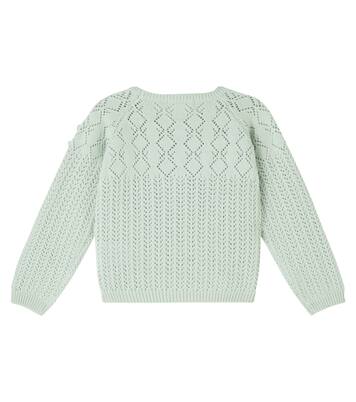 Vakita embroidered open-knit sweater | Louise Misha