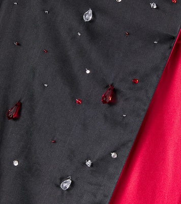 Cape Transylvania en satin à ornements | Tutu Du Monde