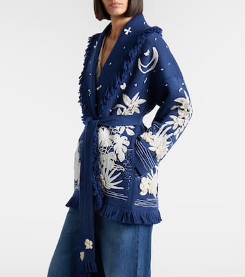 Postcard From Paradise wool cardigan | Alanui