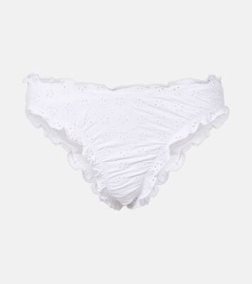 Broderie anglaise ruffled bikini bottoms | Polo Ralph Lauren