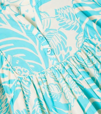 Cruz floral cotton dress | Poupette St Barth Kids