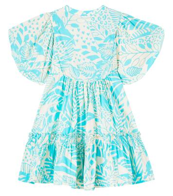 Cruz floral cotton dress | Poupette St Barth Kids