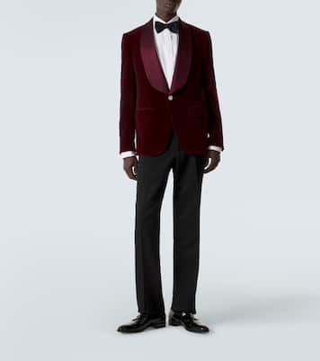 Cotton-blend velvet tuxedo jacket | Dolce&Gabbana