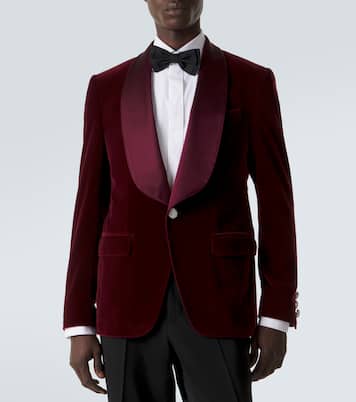 Cotton-blend velvet tuxedo jacket | Dolce&Gabbana